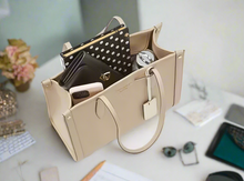 Load image into Gallery viewer, Kate Spade Market Pebbled Leather Medium Tote Light Taupe Beige Shoulder Bag