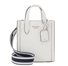 Load image into Gallery viewer, Kate Spade Manhattan Mini Tote Crossbody White Leather Shoulder Bag