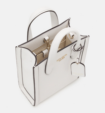 Load image into Gallery viewer, Kate Spade Manhattan Mini Tote Crossbody White Leather Shoulder Bag