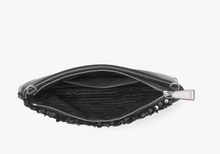 Load image into Gallery viewer, Kate Spade Nova Fringe Embellished Clutch Crossbody Black Chain Strap **Note