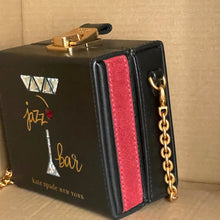 Load image into Gallery viewer, Kate Spade Perfect Match Micro Matchbox Crossbody Black Jazz Bar Square Mini