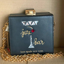 Load image into Gallery viewer, Kate Spade Perfect Match Micro Matchbox Crossbody Black Jazz Bar Square Mini