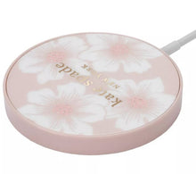 Load image into Gallery viewer, Kate Spade Phone Charging Pad 15W Wireless Magsafe Floral Round USB-C, PD