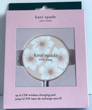 Load image into Gallery viewer, Kate Spade Phone Charging Pad 15W Wireless Magsafe Floral Round USB-C, PD