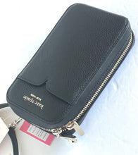 Load image into Gallery viewer, Kate Spade Phone Crossbody Womens Black Leather ZeeZee North South Bag