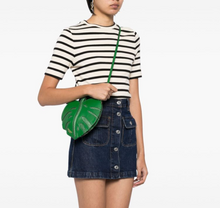 Load image into Gallery viewer, Kate Spade Playa 3d Leaf Crossbody Green Leather Monstera Collection Bag ORG PKG