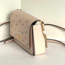 Load image into Gallery viewer, Kate Spade Purl Embellished Flap Chain Wallet Clutch Pearl Ivory Shoulder Bag