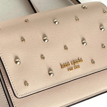 Load image into Gallery viewer, Kate Spade Purl Embellished Flap Chain Wallet Clutch Pearl Ivory Shoulder Bag