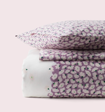 Load image into Gallery viewer, Kate Spade Queen Duvet Cover 3-Piece Set Pink Floral Cotton 94 x 92 Carnation