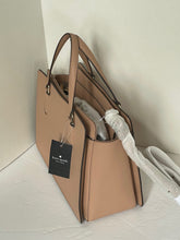 Load image into Gallery viewer, Kate Spade Reese Laurel Way Satchel Brown Leather Crossbody Bag Top Zip