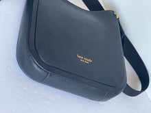 Load image into Gallery viewer, Kate Spade Roulette Medium Messenger Shoulder Bag Pebbled Leather Slim