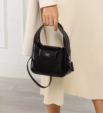 Load image into Gallery viewer, Kate Spade Sam Icon Mini Hobo Black Leather Crossbody 90s Spazzolato Bag