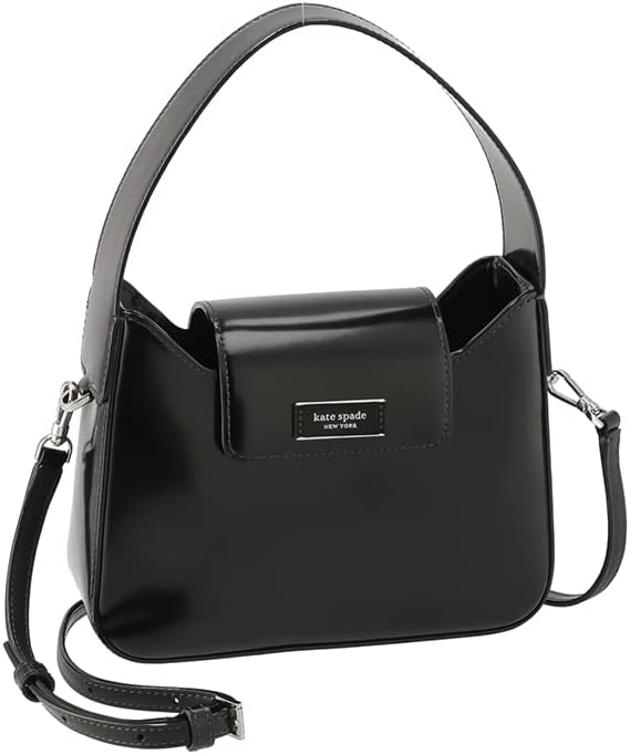 Kate Spade Sam Icon Mini Hobo Black Leather Crossbody 90s