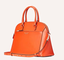 Load image into Gallery viewer, Kate Spade Satchel Crossbody Womens Medium Louise Dome Leather, Tamarillo