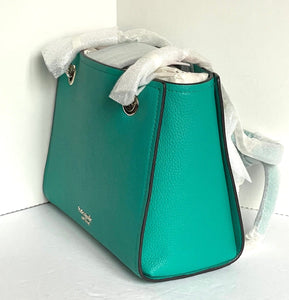 Kate Spade Shoulder Bag Tote Womens Blue Medium Leather Amelia Chain Strap.