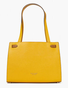 Kate Spade Shoulder Bag Womens Yellow Large Lane Large Leather Hobo Satchel
