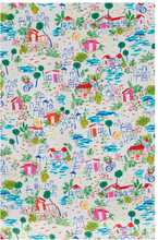 Load image into Gallery viewer, Kate Spade Silk Square Scarf Coastal Vacation 34x34 Multi Lightweight Travel