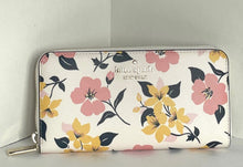 Load image into Gallery viewer, Kate Spade Staci Lily Blooms Large Wallet Continental Cream Floral Accordian