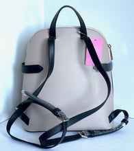 Load image into Gallery viewer, Kate Spade Staci Medium Dome Backpack Colorblock Warm Beige Saffiano Leather