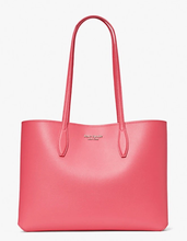 Load image into Gallery viewer, Kate Spade Tote Womens Pink Large All Day Leather Shoulder Bag Wristlet Orchid