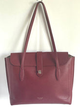 Load image into Gallery viewer, Kate Spade Tote Work Womens Large Red Leather Essential Turnlock Laptop Bag