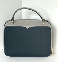 Load image into Gallery viewer, Kate Spade Crossbody Top Handle Vanity Womens Black Leather Small Boxy Bag