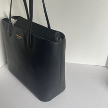 Load image into Gallery viewer, Kate Spade Veronica Large Tote Black Pebbled Leather Structured Shoulder Bag