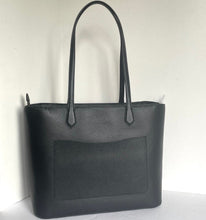 Load image into Gallery viewer, Kate Spade Veronica Large Tote Black Pebbled Leather Structured Shoulder Bag