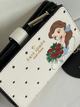 Load image into Gallery viewer, Kate Spade Wallet Disney Beauty and the Beast Madison Medium Compact Small