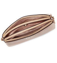 Load image into Gallery viewer, Kate Spade Crossbody Womens Rose Gold Leather Dome Spencer Double Zip Shoulder Bag