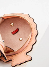 Load image into Gallery viewer, Kate Spade Puffy Fish Coin Purse Bag Charm  Small Pink Leather Wallet Guava