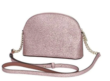 Load image into Gallery viewer, Kate Spade Crossbody Womens Rose Gold Trio Glitter Makeup Pouch, Card Case