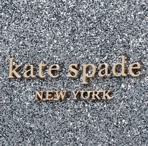 Kate Spade Women’s Mini Sylvia Metallic Glitter Dome Satchel Crossobody, Moonglow