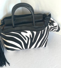 Load image into Gallery viewer, Kate Spade Ziggy Zebra Crossbody 3D Black Leather Satchel Collection Bag