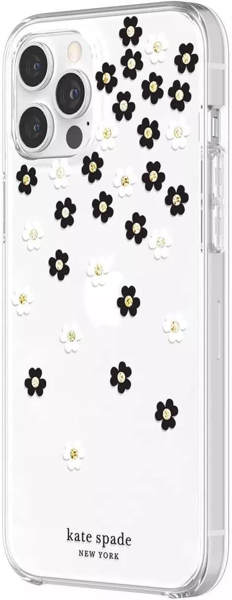 Kate Spade iPhone 12 & 12PRO Scattered Flowers Clear Hardshell Case, NIB