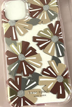 Load image into Gallery viewer, Kate Spade iPhone 13 Case Wallflower Clear Brown Protective Bumper 6.1in