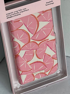 Kate Spade iPhone 13 PRO MAX Grapefruit Folio Case Wrap Protective Spencer