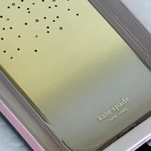 Load image into Gallery viewer, Kate Spade iPhone 14 PLUS Case Gold Metallic Ombre Hard Shell Box 6.7in