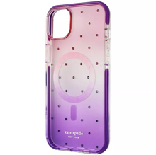 Load image into Gallery viewer, Kate Spade iPhone 14 PLUS Case Pink Ombre Pin Dot Hard Shell Box 6.7in