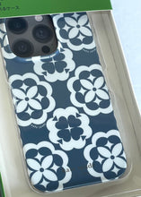 Load image into Gallery viewer, Kate Spade iPhone 14 PRO Case Blue Flower Monogram Protective Bumper 6.1in