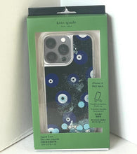 Load image into Gallery viewer, Kate Spade iPhone 14 PRO MAX Case Evil Eye Liquid Glitter Hard Shell Protection