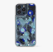 Load image into Gallery viewer, Kate Spade iPhone 14 PRO MAX Case Evil Eye Liquid Glitter Hard Shell Protection