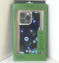 Load image into Gallery viewer, Kate Spade iPhone 14 PRO MAX Case Evil Eye Liquid Glitter Hard Shell Protection