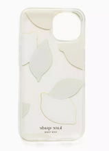 Load image into Gallery viewer, Kate Spade iPhone 14 PRO MAX Case Lemon Drop Glitter Clear Hard Shell Protect