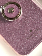 Load image into Gallery viewer, Kate Spade iPhone 14 PRO Ring Stand Pink Glitter Hard Shell Case Kickstand