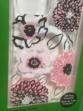 Load image into Gallery viewer, Kate Spade iPhone 151413 Case Floral Pink White Clear  6.1 Lightweight MagSafe