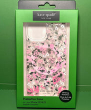 Load image into Gallery viewer, Kate Spade iPhone 151413 Case Flowerbed Pink Clear MagSafe Lightweight 6.1