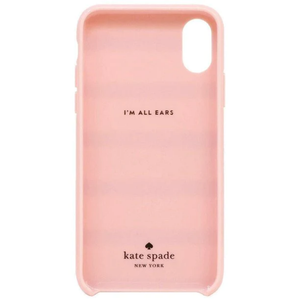 Kate Spade iPhone X and XS Ring Stand Pink Stripe Comold Protective Case