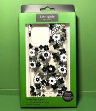 Load image into Gallery viewer, Kate Spade 15 PRO MAX Case Floral Black White Clear Resin Box 6.7 Protect