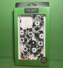 Load image into Gallery viewer, Kate Spade 15 PRO MAX Case Floral Black White Clear Resin Box 6.7 Protect